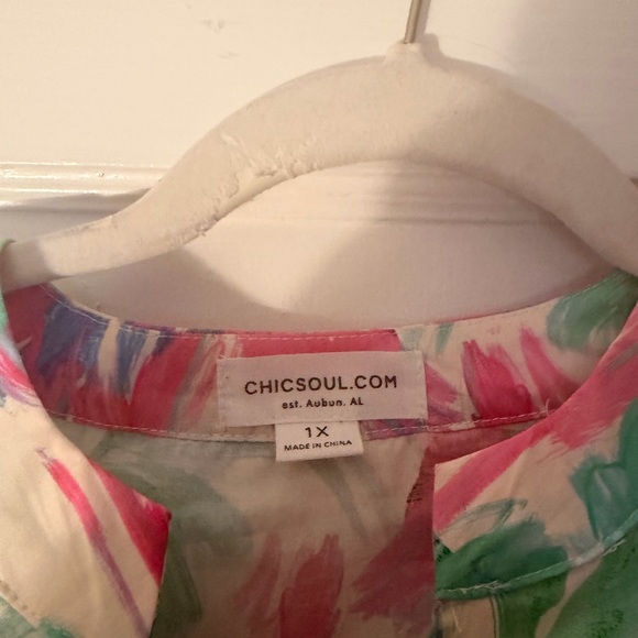 Chic Soul Colorful Floral Blouse - Picture 2 of 3